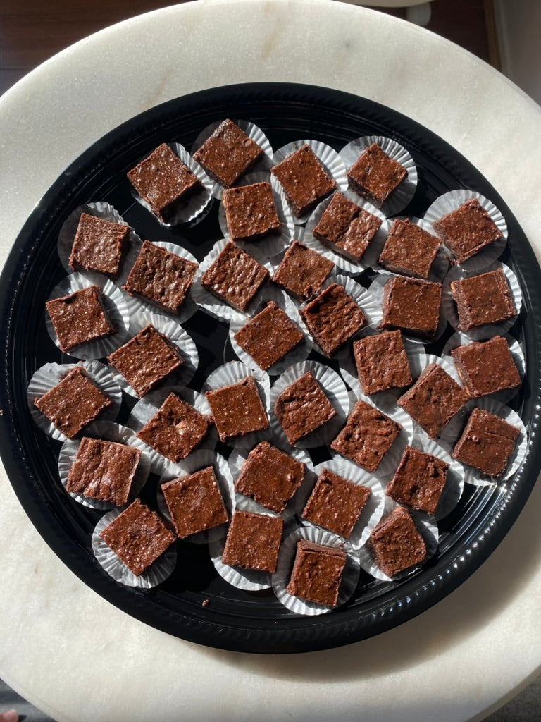 Fudgy Malted Chocolate Brownie Tray